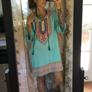 Bohemian goddess silky soft tunic coverup